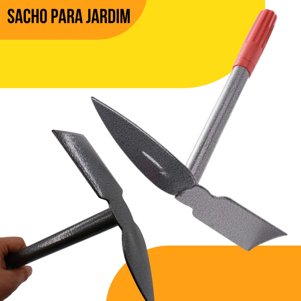 Enxadinha Sacho Coração Enxada Jardim Horta Flores