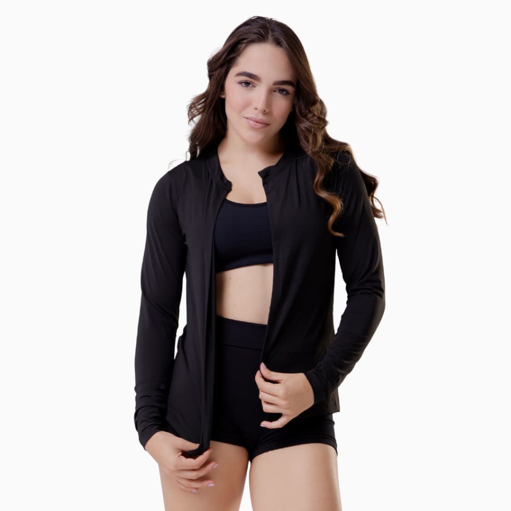 cardigan feminino casaco academia proteção uv casaquinho termico