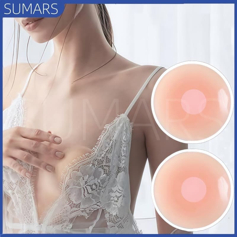 12 Pares Cobertura de Mamilo de Silicone Adesiva Invisível Reutilizável para Mulheres Nipple Pasties Protetor de Mamilo