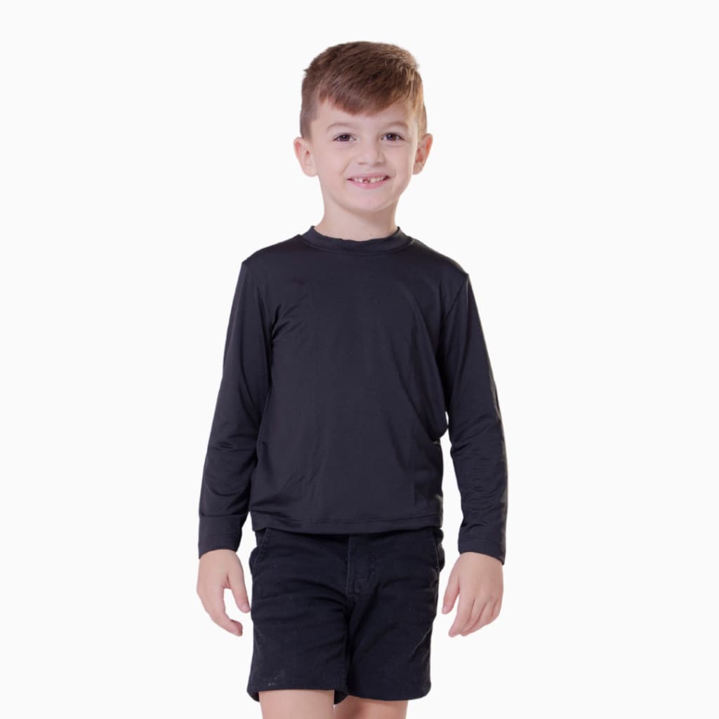 Camisa UV Infantil proteção solar - 2 a 14 anos - Masculino e feminina - Menino e menina - bebe - Blusa UV