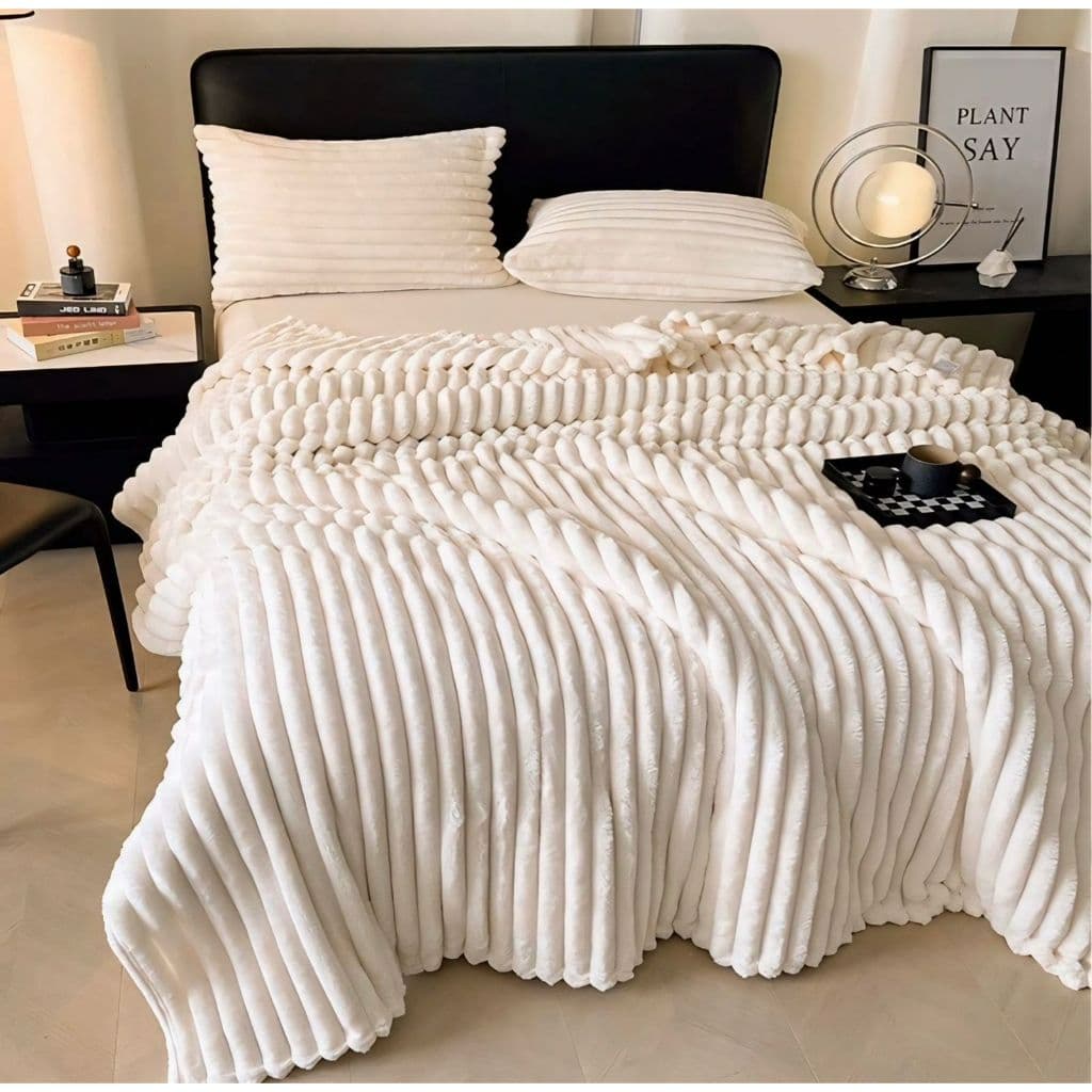 Manta Cobertor Quebec e Manta Mont Blanc Ultra Macia Aveludada Solteiro/Casal/Queen/King/Super King