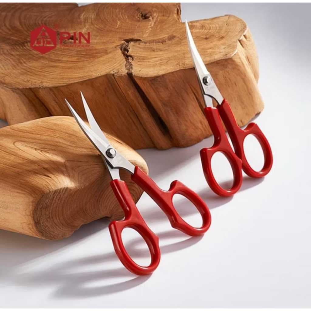 Tesoura Ponta Curva - Ref. PIN 1663 PONTA RETA PIN 1553 TESOURA BORDADO