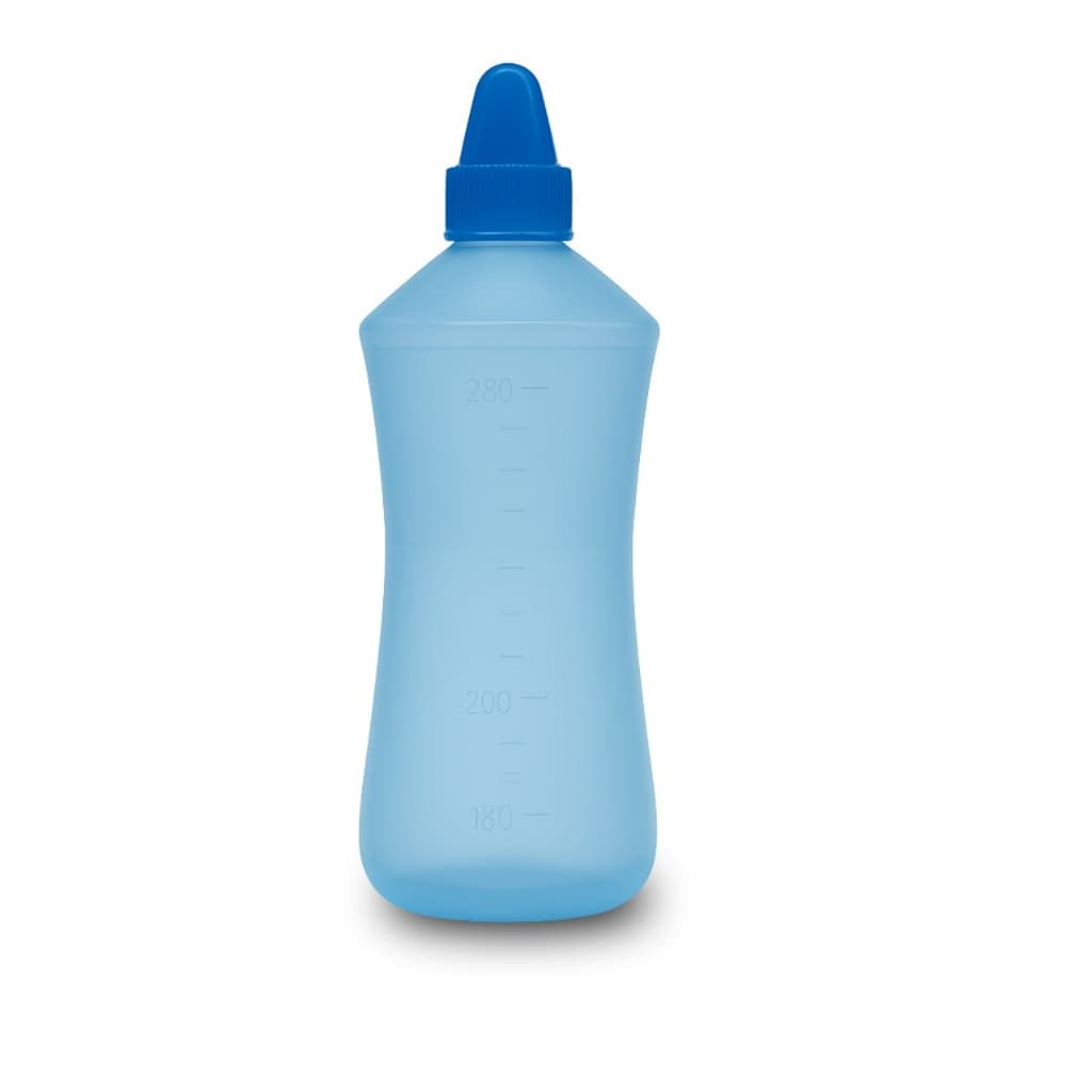 Frasco Garrafinha Lavador Higienizador Nasal 250ml P/ Crianças E Bebês - Azul