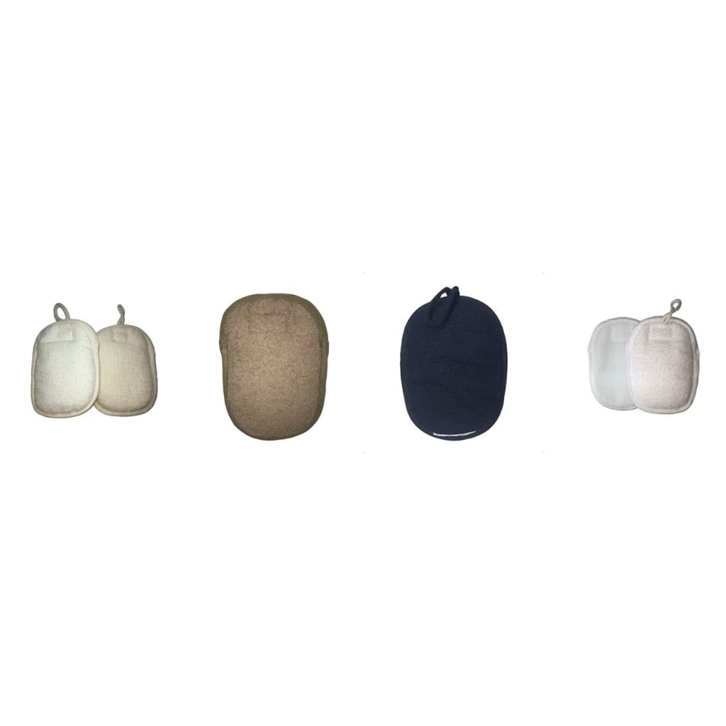 Bucha para Corpo Atoalhada Oval Banho Esfoliação Suave Textura Macia 100% algodão