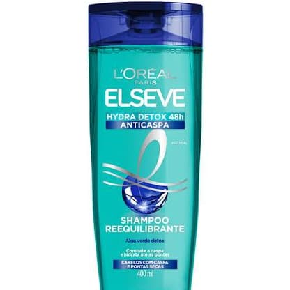 Shampoo Elseve  Hydra Detox Anticaspa 400ml  - Envio Rápido