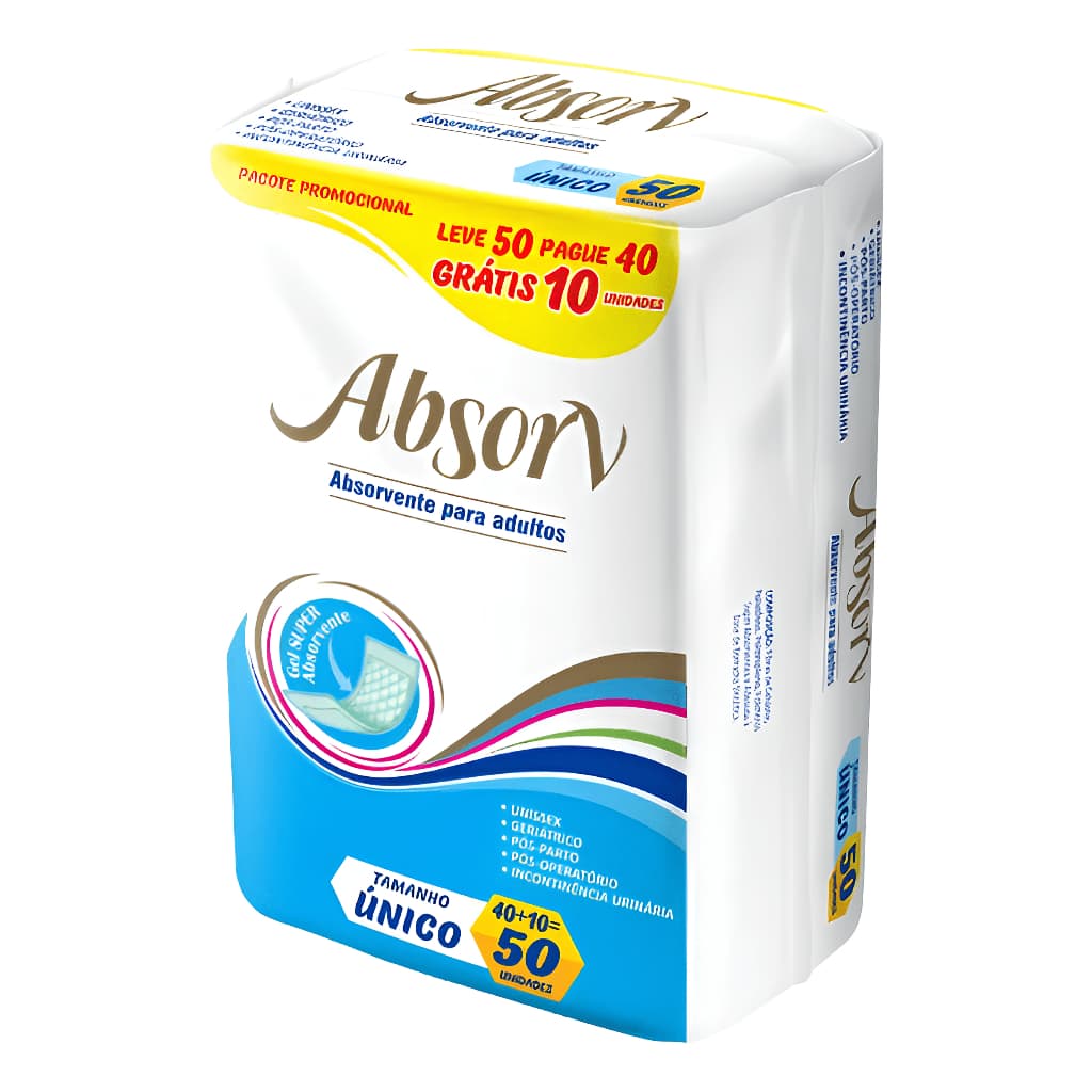 Absorvente Geriátrico Pós Parto Pós Operatório Absorv Barato Revenda