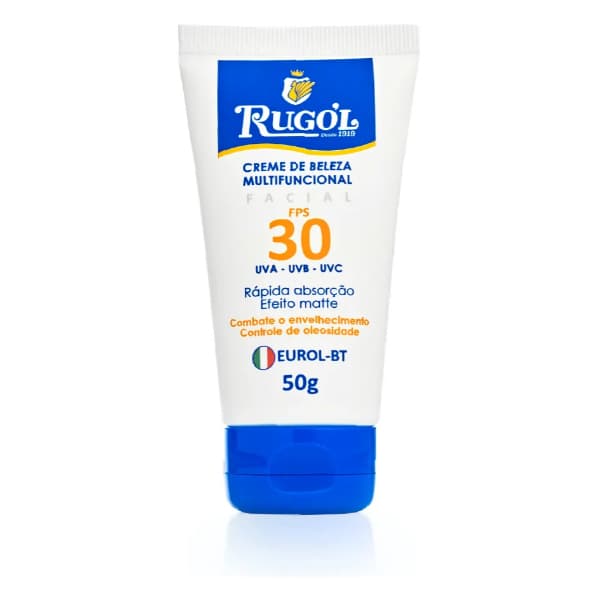 Creme Protetor Solar FPS 30 Bisnaga 50g - Rugol