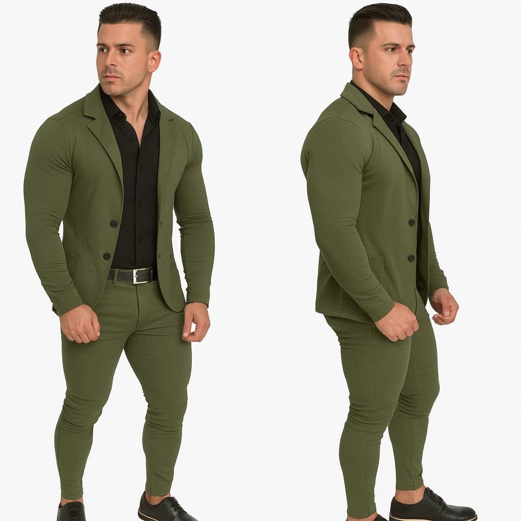 Conjunto Alfaiataria Slim 2pc's