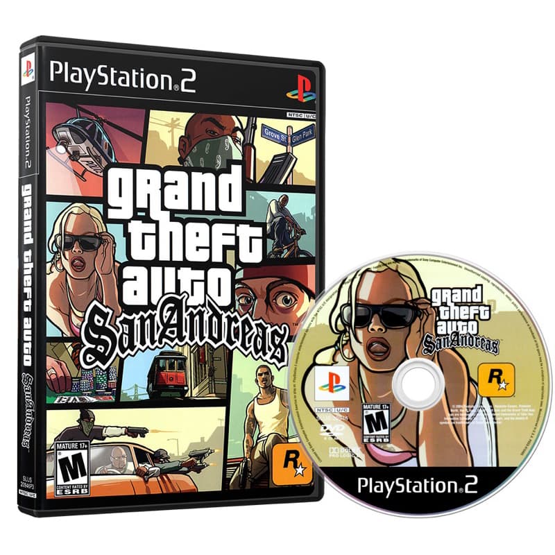 Jogo Repro GTA San Andreas (Dublado) - Playstation 2
