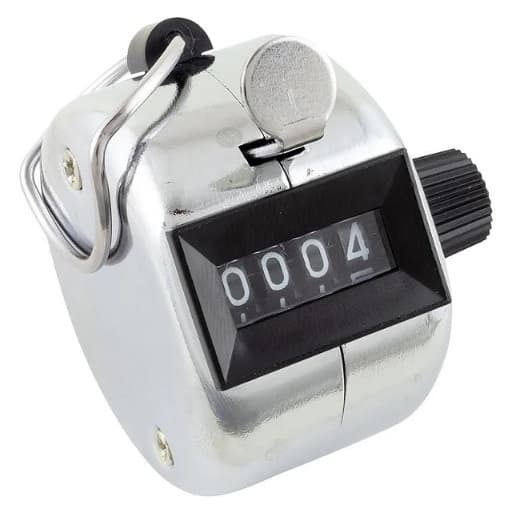 Contador Analógico De Inox Contagem Precisa e Com Agilidade E Facilidade