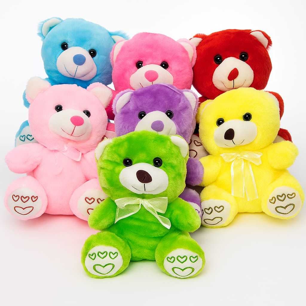 Kit 3/6/10 Ursos De Pelúcia Fofos Sortidos 22cmPara Máquina Grua
