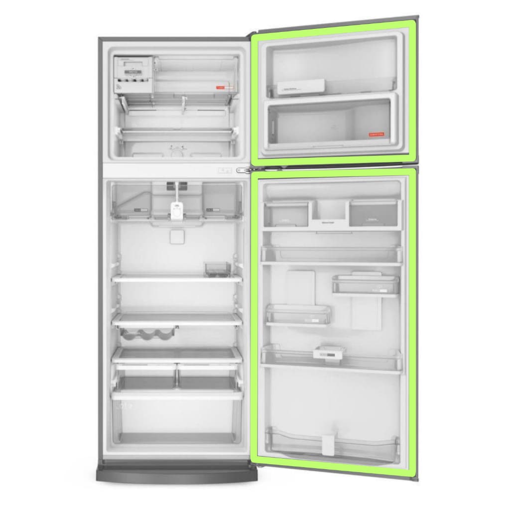 Jogo de Borrachas Para Geladeira Brastemp Brm39e 58X112 58X45