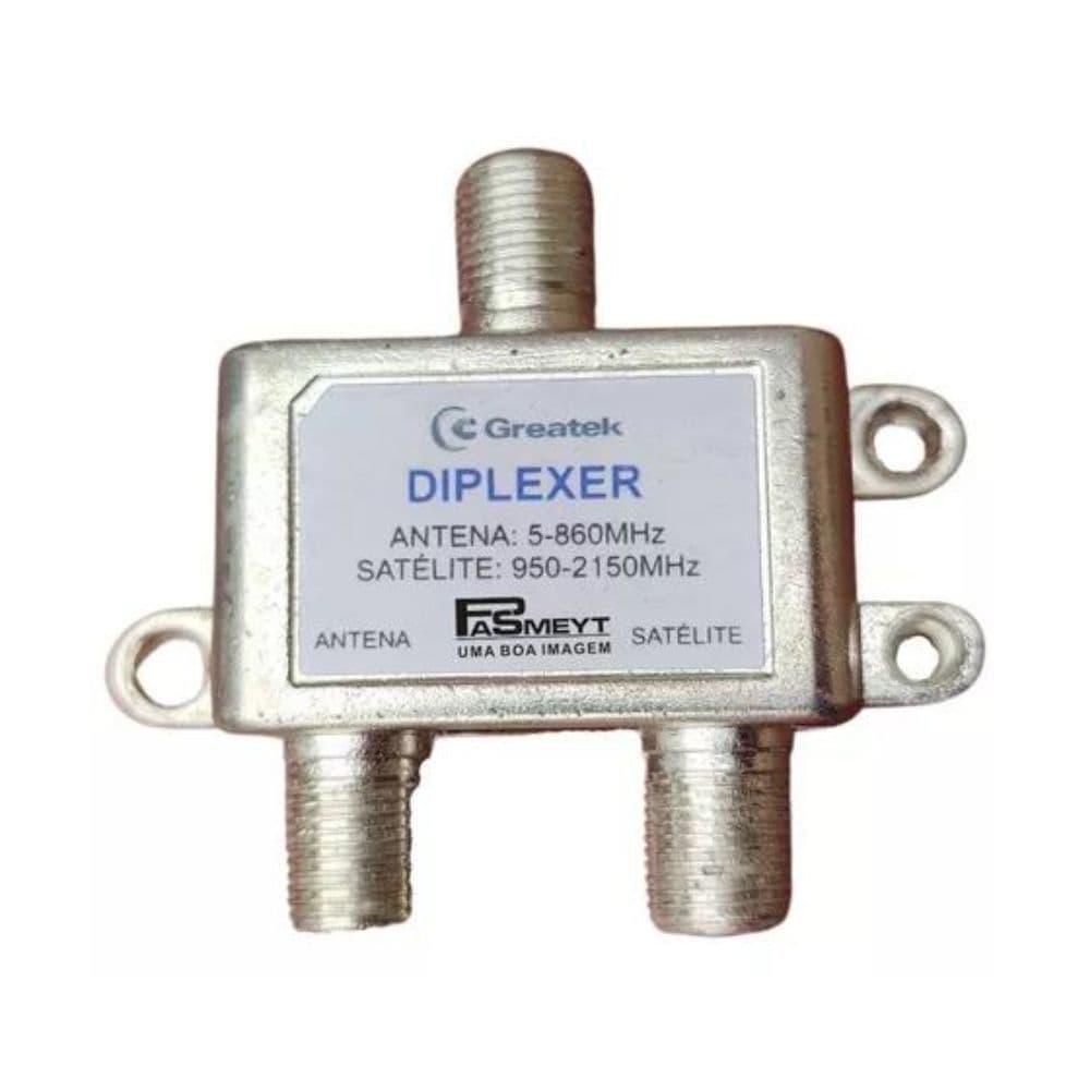 Misturador Diplexer De Antena Via Satélite E Antena Local