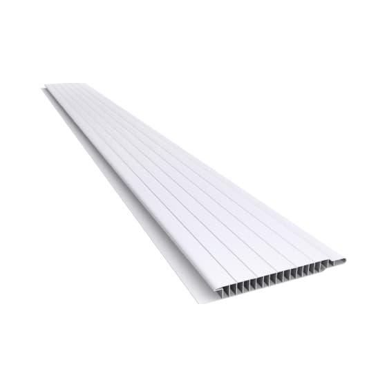 Forro Pvc Branco Reforçado de 1 metro de Comprimento com 10Cm Largura (Kit) Plasbil e acessórios