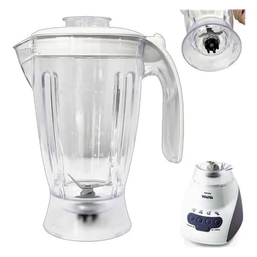 Copo Jarra p/ Liquidificador Philips Walita RI1720 / RI2008 / RI2009 / RI2030 / RI2034 / RI2035