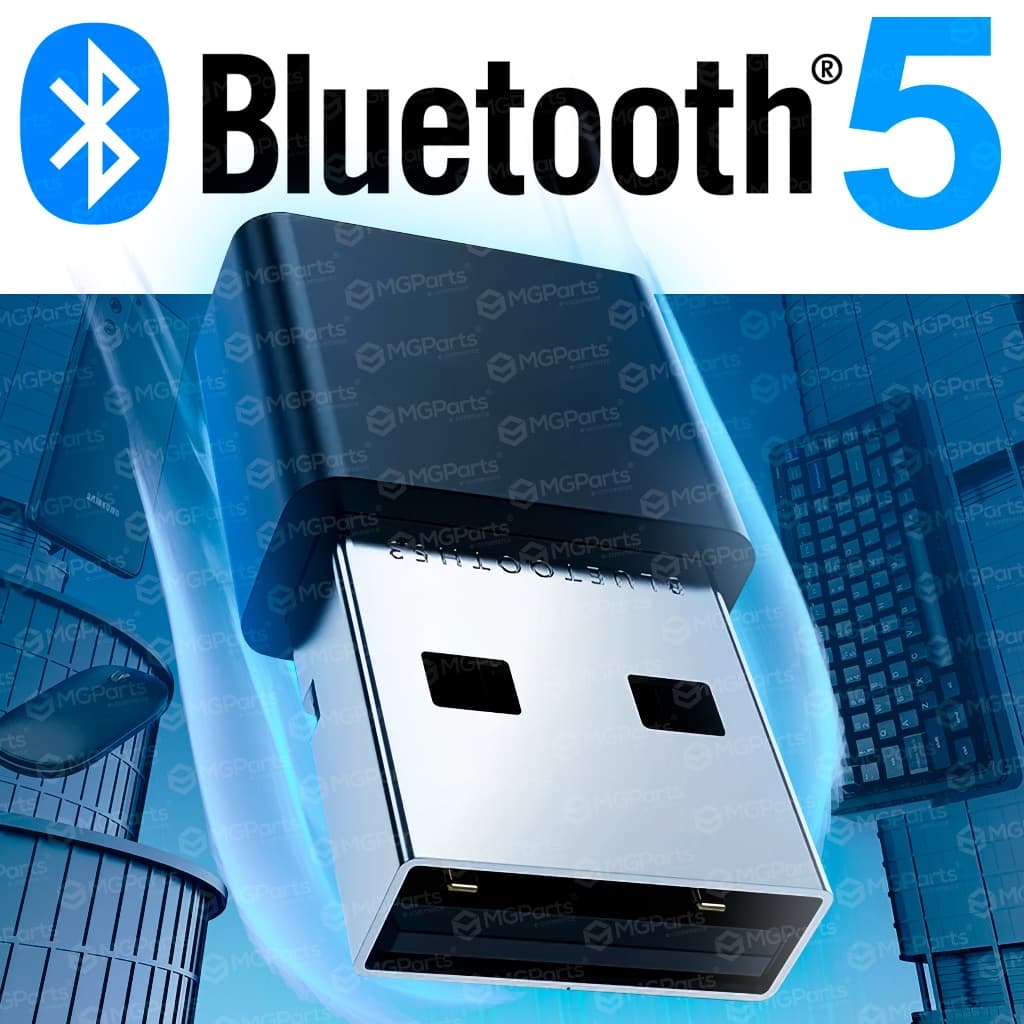 Adaptador Bluetooth 5.0 Profissional Receptor para PC e Notebook Usb Wireless Transmissor de Audio