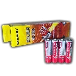 Kit 24/60 Unidades De pilha Comum Goldenultra Tamanho AA/AAA