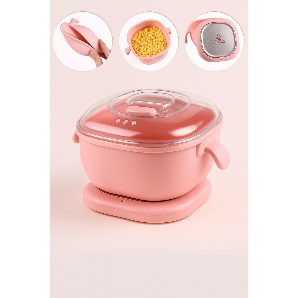 Aquecedor De Cera Dobrável De Silicone Fácil De Limpar Portátil PANELA DE CERA Bivolt