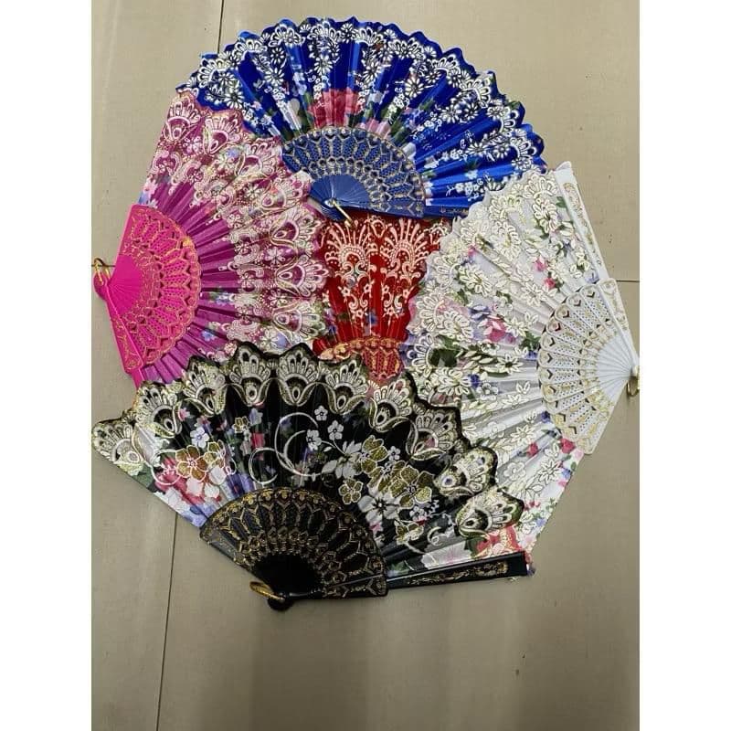 Leque cigano com gliter luxo brilho casamento lembrancinha.