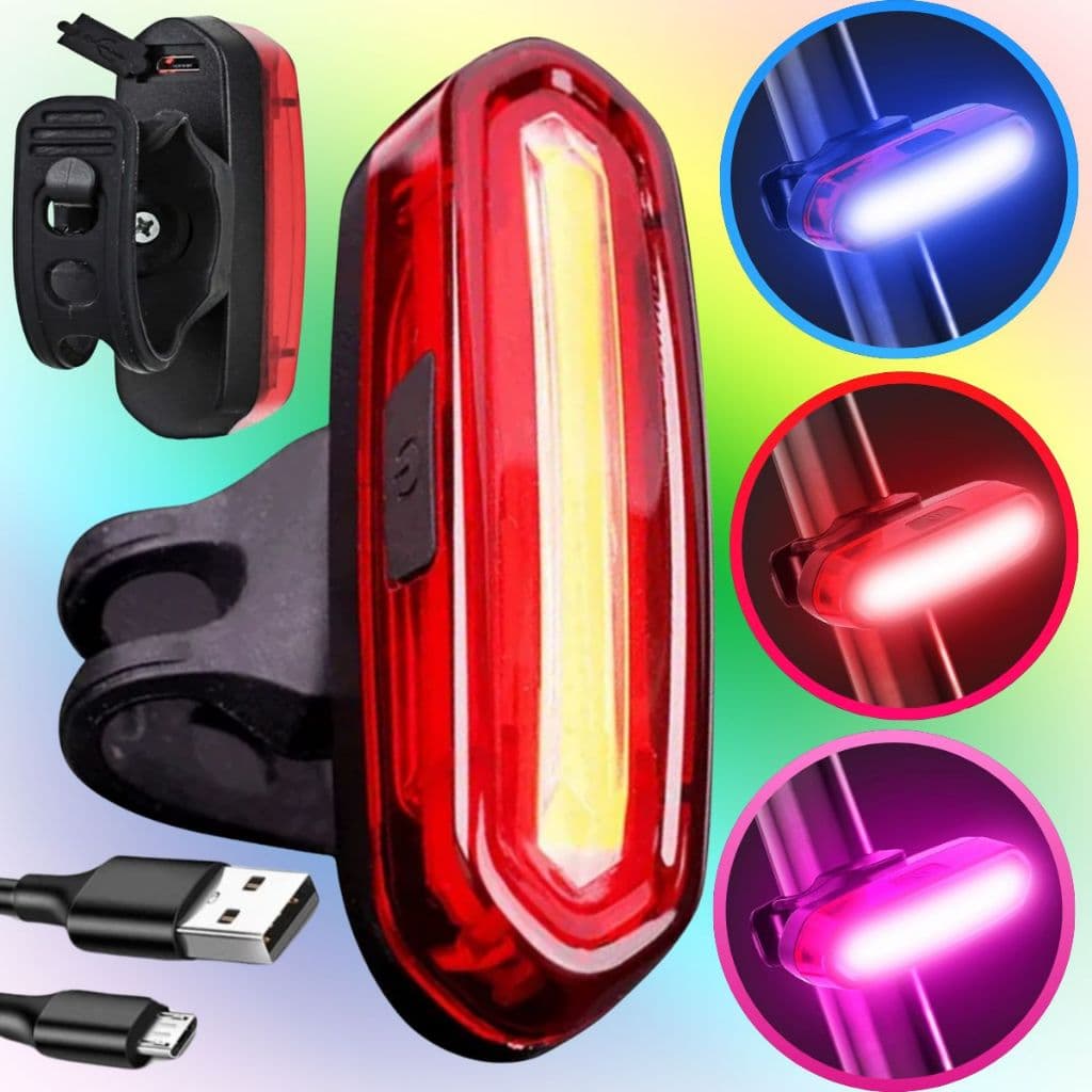 Lanterna Bicicleta Sinalizador Traseiro Bike Sinaleira  Lanterninha Ciclista Segurança