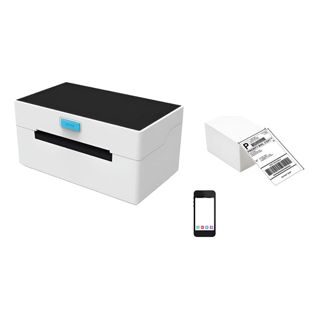 Impressora Térmica Bluetooth Usb Ecommerce Marketplace + 500 Etiquetas