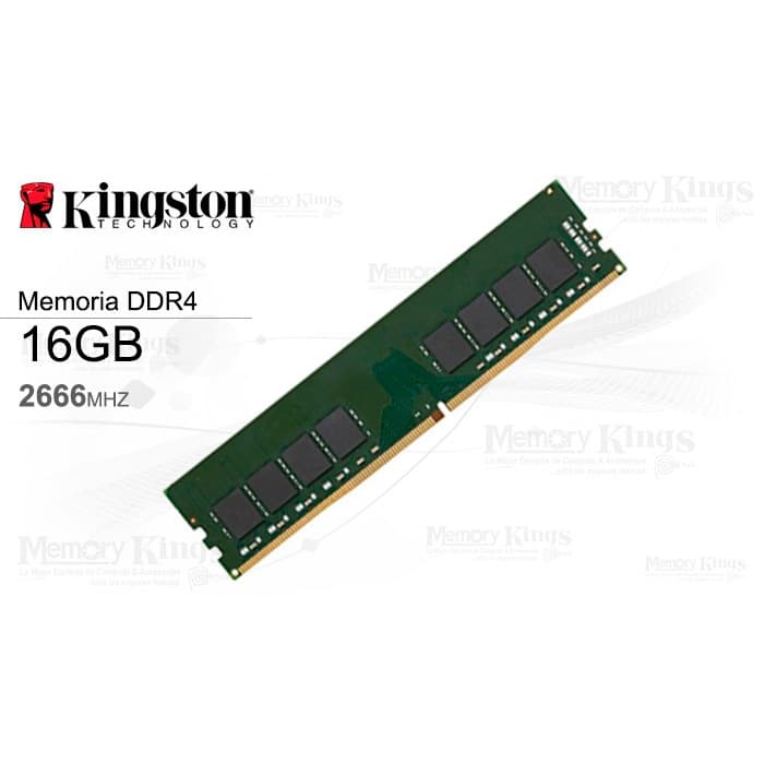 Memória RAM DDR4 16GB 2666MHz KINGSTON DESKTOP