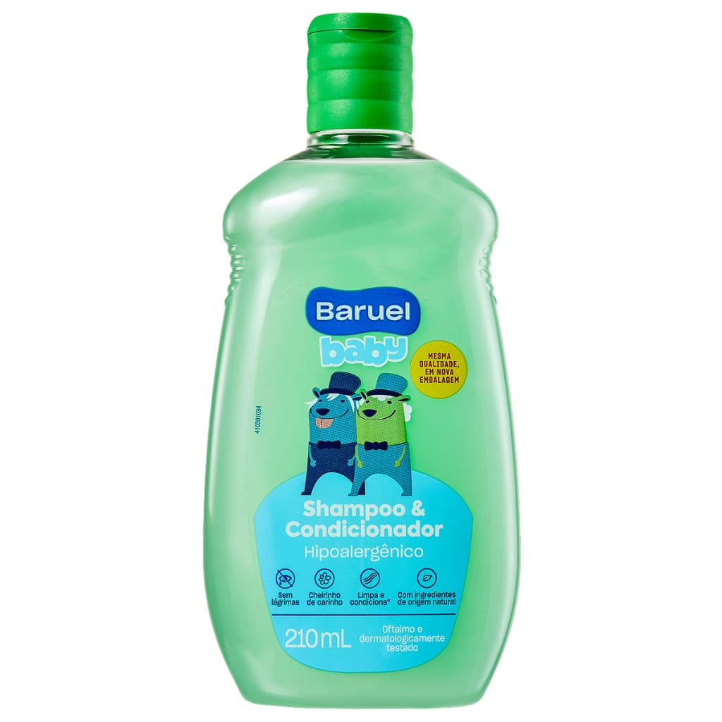 Shampoo 2 em 1 Baruel Baby 210ml