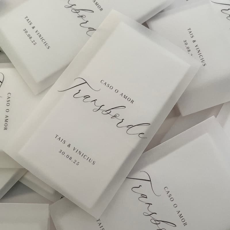 50 Lenços para lágrimas de alegria em vegetal