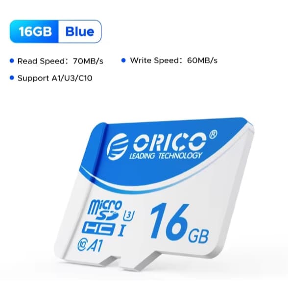 Cartão De Memória Orico 16GB 32gb 64GB