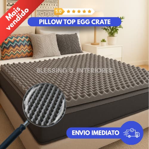 Pillow Top Massageador Colchonete Caixa De Ovo Casca Anti-escaras D23