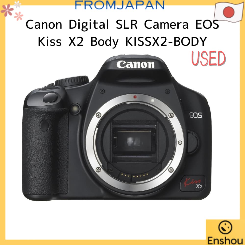 [USED][Direto do Japão][Itens usados]Câmera Digital Reflex Canon EOS Kiss X2 Corpo KISSX2-BODY