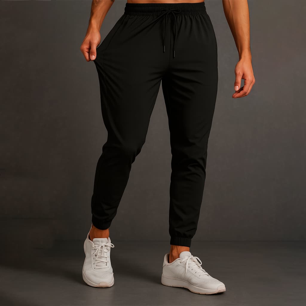 Calça Jogger Masculina Tactel com Elastano Academia Treino Corrida Casual