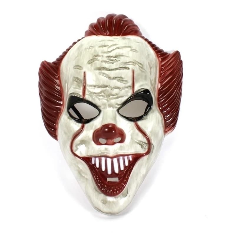 Máscara IT Palhaço Fantasia Acessório para Festa Pennywise Halloween Carnaval Folia