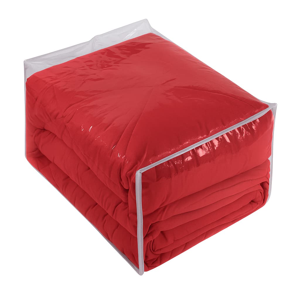 Saco Organizador Embalagem Multiuso de Pvc e Ziper Cobertor Travesseiros Toalhas Lençol Roupas