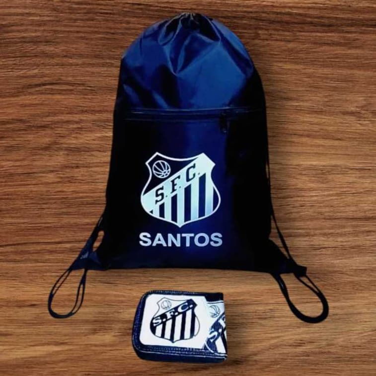 KIT MOCHILA  DO SANTOS  ACADEMIA MAIS CARTEIRA FECHAMENTO SIPER