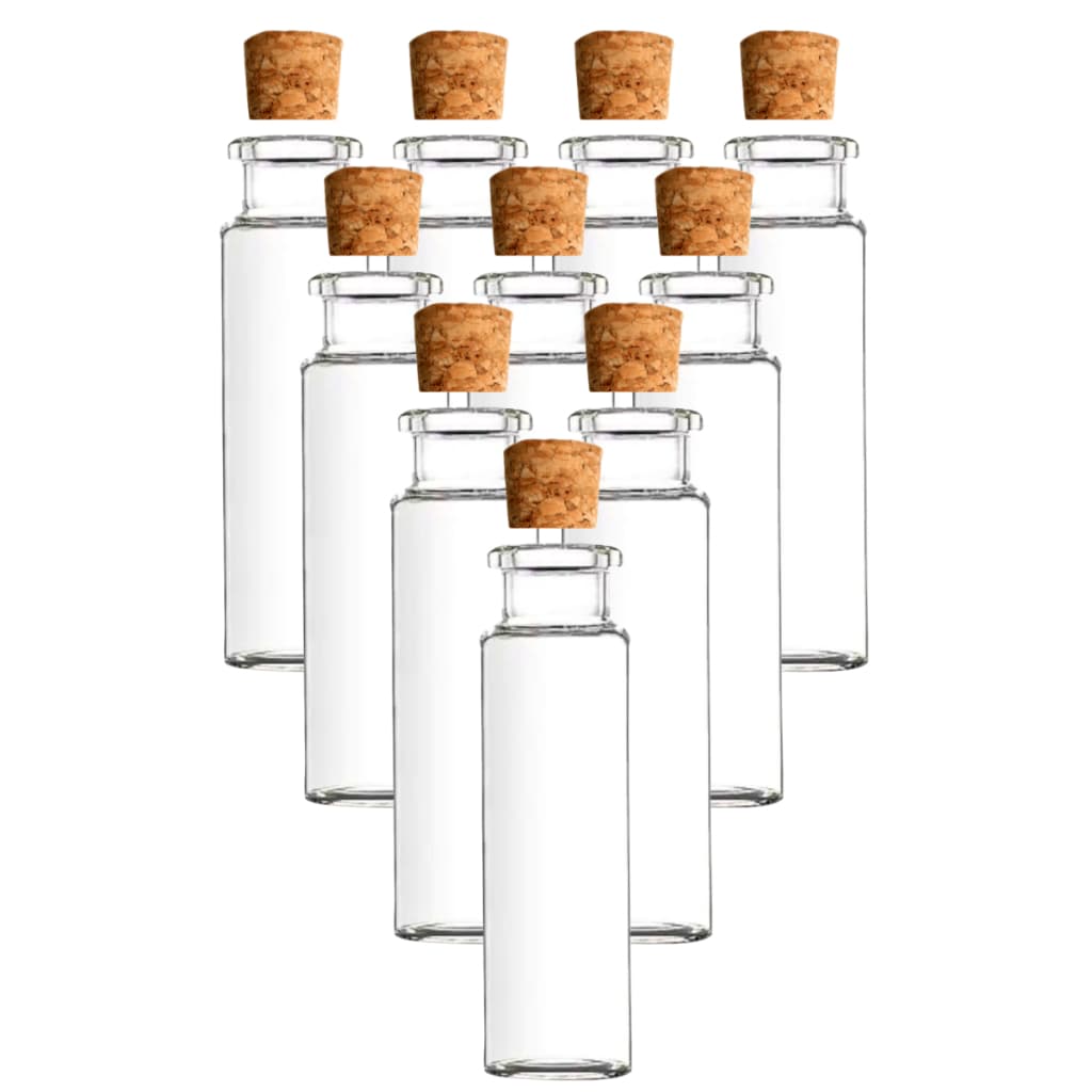 10 Frasco(vazio) de vidro casquinha Borossilicato 25ml C/rolha