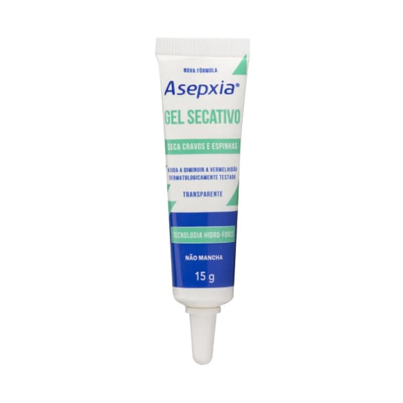 Gel Secativo Asepxia Cravos e Espinhas 15g - Ação Imediata