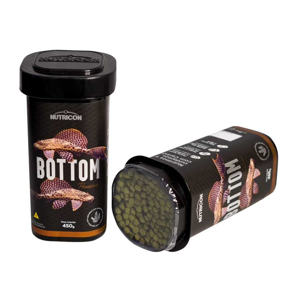 Ração Para Peixes Cascudo Bottom Fish 450g Nutricon