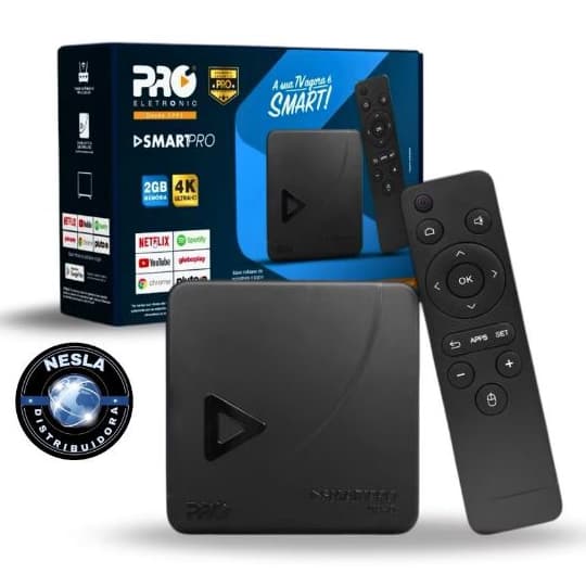 SMART BOX TV PRO 4KHD PROSB-3000/16Gb - PROELETRONIC PRETO