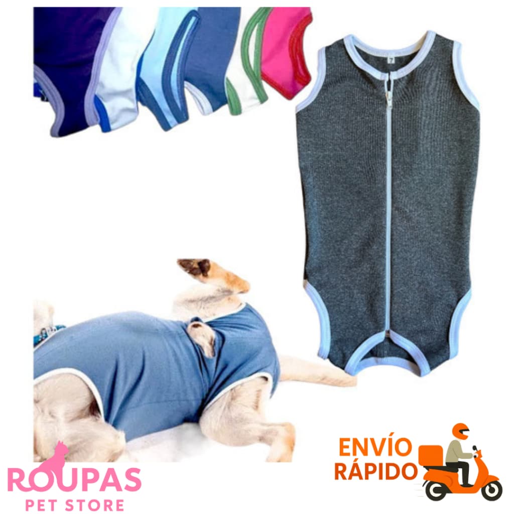 Roupa Castração Tam 0 A 10 Roupa Pós Cirúrgica De Cães e gatos