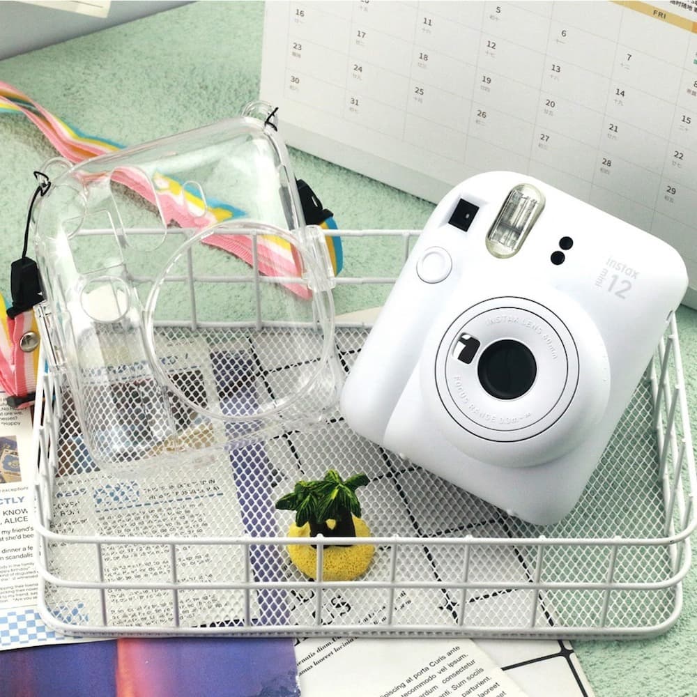 Capa Capinha Transparente Instax Mini 12  Com Alça