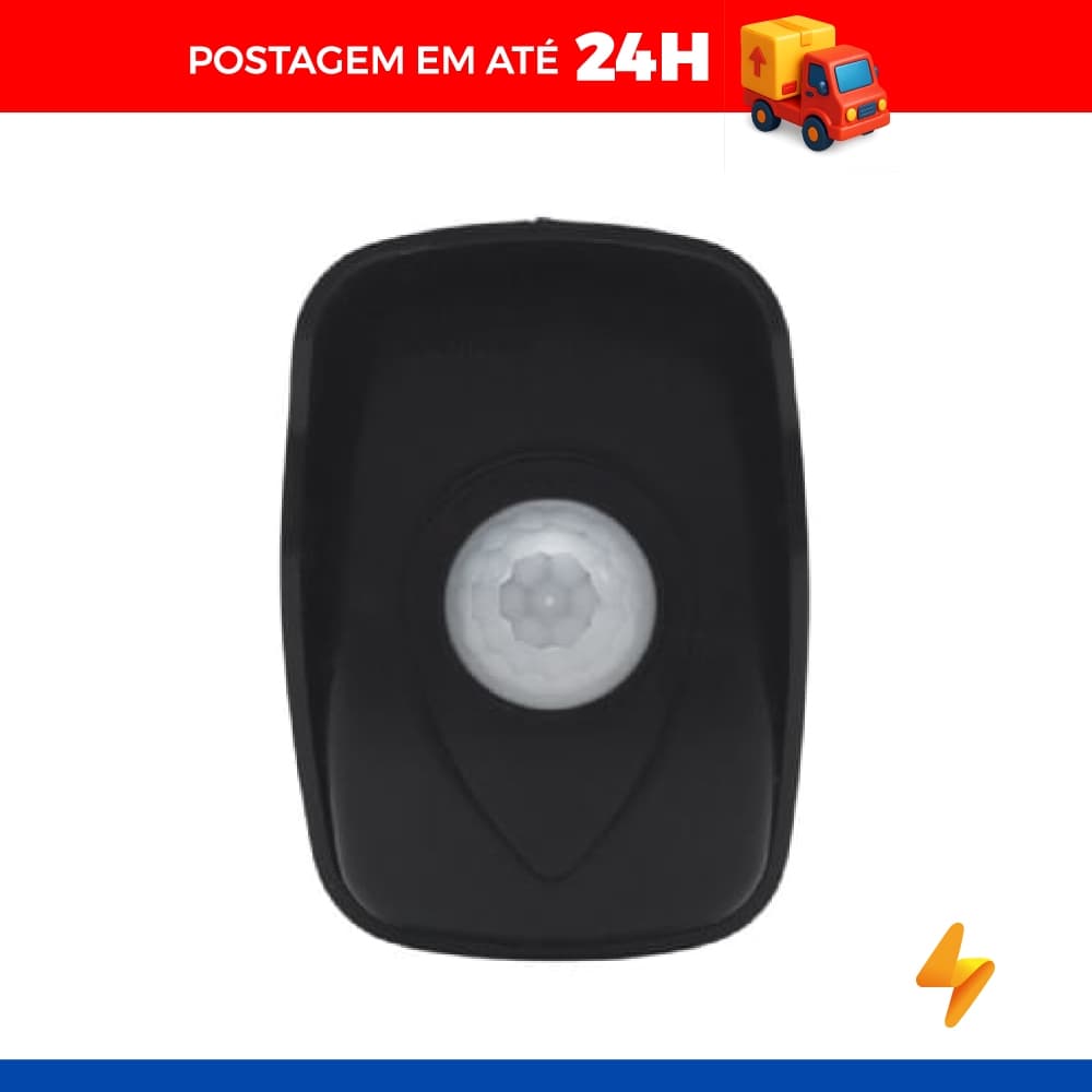 Sensor De Presenca Microcontrolado 180º Com Fotocelula - Qualitronix