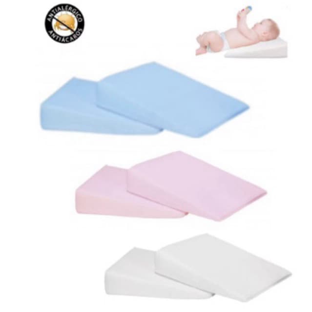 Travesseiro Anti Refluxo Rampa Berço Carrinho Bebê - Varias Cores rn bebê maternidade