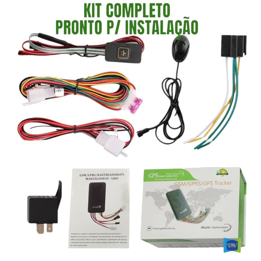 Rastreador Gps GT06 Com Controle Via Celular E Bloqueio Remoto