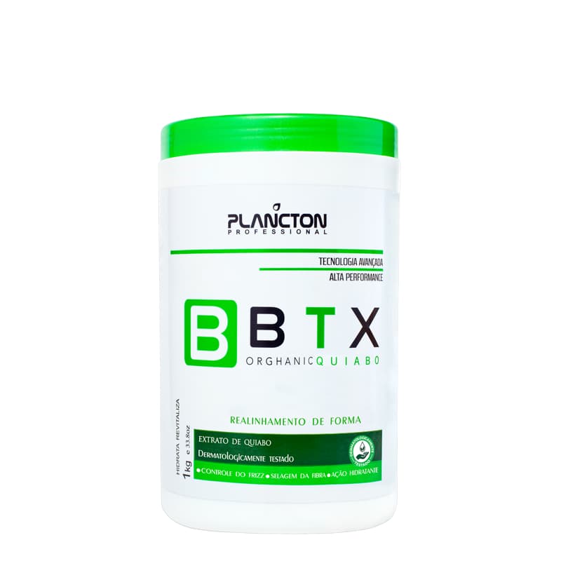 BTX QUIABO Orghanic - Realinhamento de Forma 1kg/300g/100gr - Plancton Professional
