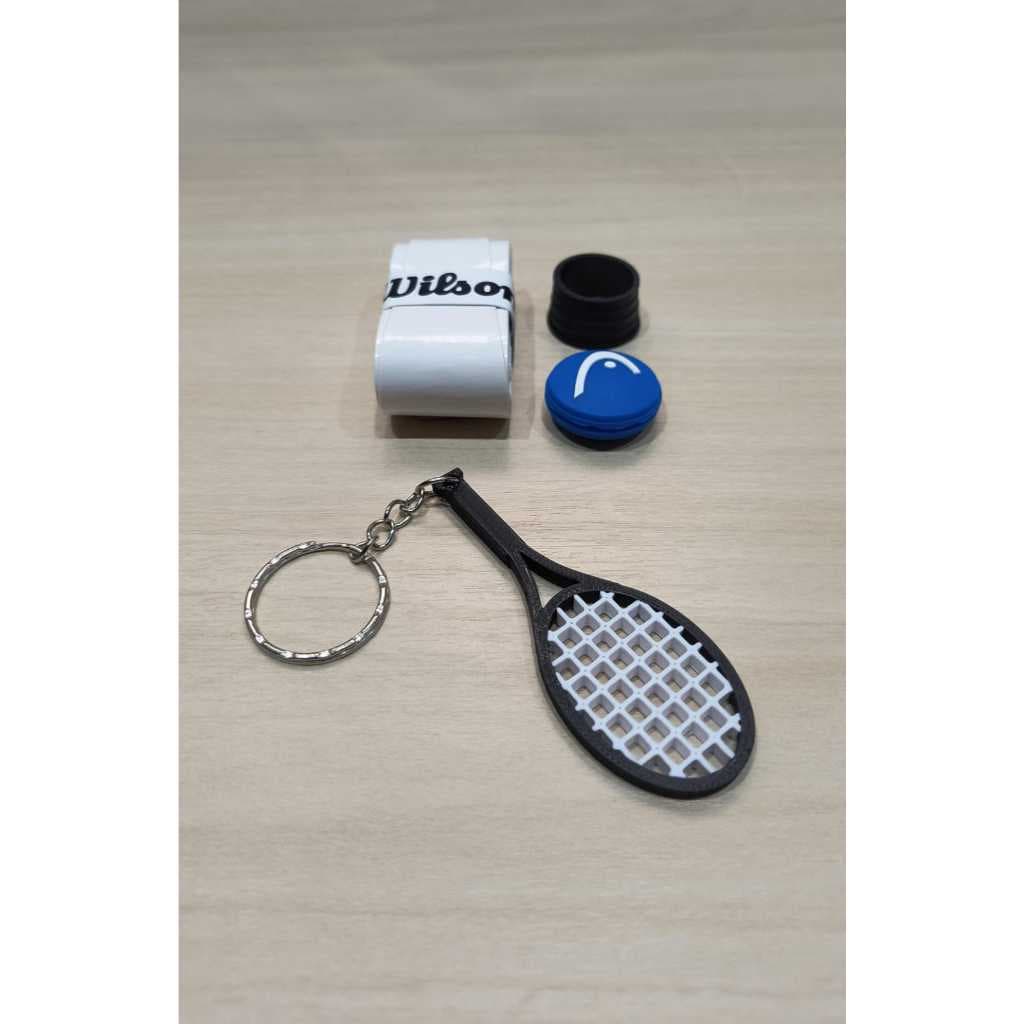Kit Tênis  - Overgrip + Braçadeira Elástica + Antivibrador Para Raquetes + Adereço