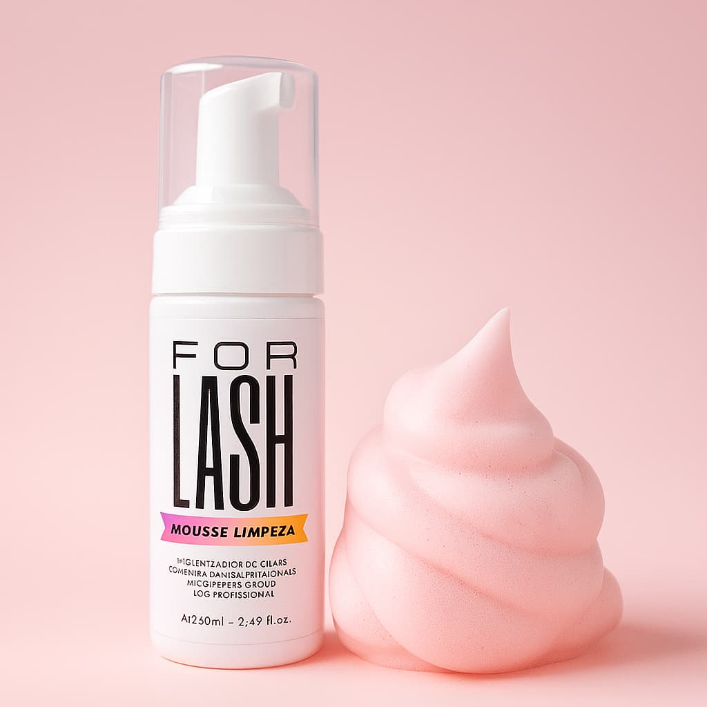 Mousse de Limpeza e Espuma Higienizadora Para Extensão de Cílios  - FOR LASH
