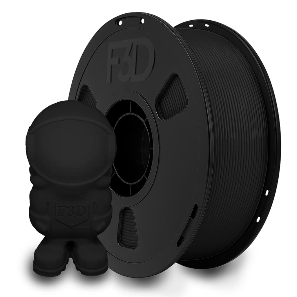 Filamento PLA Premium Preto 1kg 1,75mm - Impressora 3D