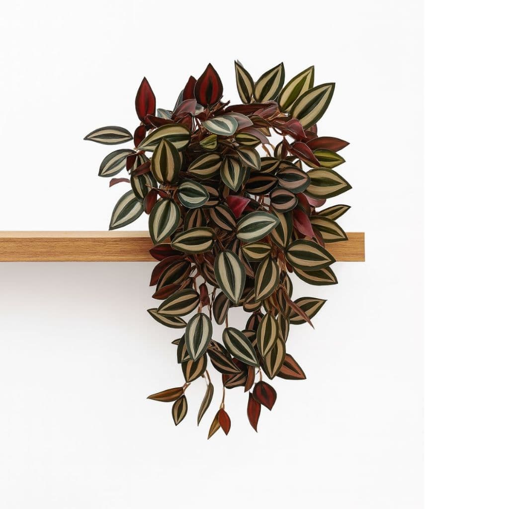 Arranjo Vaso Decorativo Com 2 Planta Verde Artificial Folhagem Realista Permanente Pendente Para Decorar Prateleira