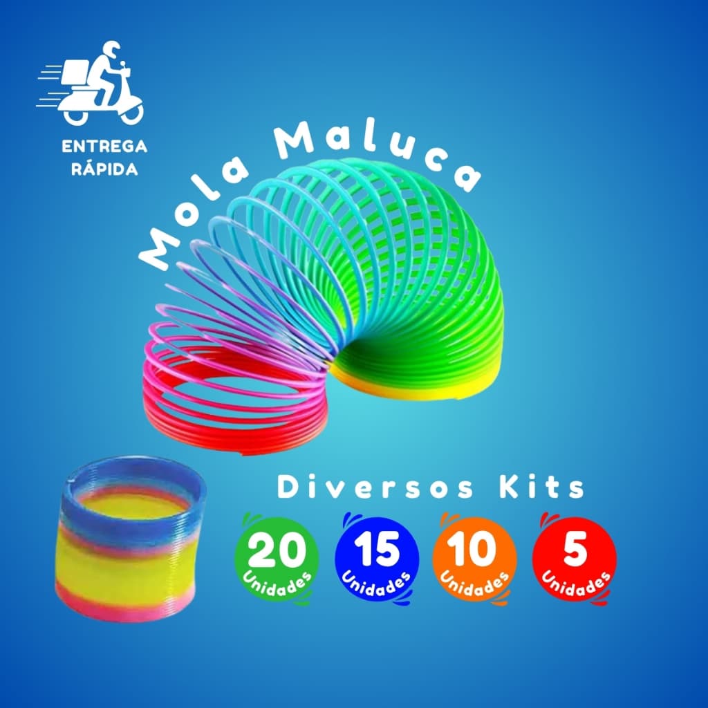 20, 15, 10, 5 Mola Maluca Colorida Lembrancinha Festa Junina Brinquedo Prendas Presentes Diversão